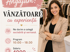 Vanzatoare cu experienta